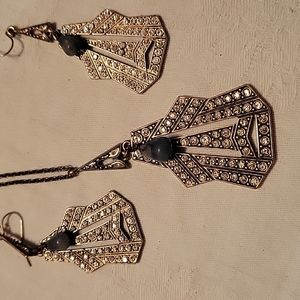 Cabi #2117 & #2118 Speakeasy Necklace and earrings